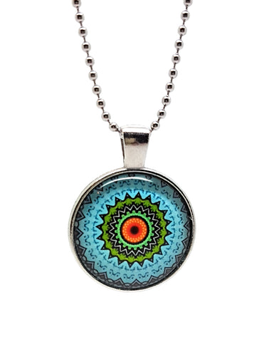 Mandala Glass Dome Pendant - ROCKPOOL