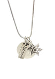 Cluster Pendant: DREAM - EXPLORE - DISCOVER the SNOW Necklace