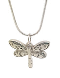 Stainless Steel Pendant- Dragonfly Jewellery - FREE SPIRIT