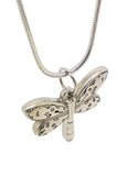 Stainless Steel Pendant- Dragonfly Jewellery - FREE SPIRIT