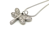 Stainless Steel Pendant- Dragonfly Jewellery - FREE SPIRIT