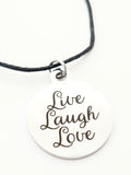 LIVE . LAUGH . LOVE Pendant