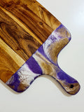 Wooden Serving Board - Handmade Resin Cheeseboard