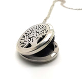 Nature Jewellery - Tree Pendant - Diffuser Locket - TREE OF WISDOM