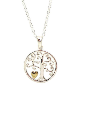 TREE OF LIFE PENDANT - STERLING SILVER - 925