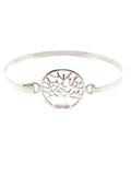 STERLING SILVER TREE OF LIFE BANGLE