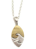 WAVE PENDANT - STERLING SILVER - 925