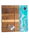 Wooden Serving Board - Handmade Resin Cheeseboard