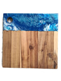 Wooden Serving Board - Handmade Resin Cheeseboard