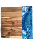 Wooden Serving Board - Handmade Resin Cheeseboard